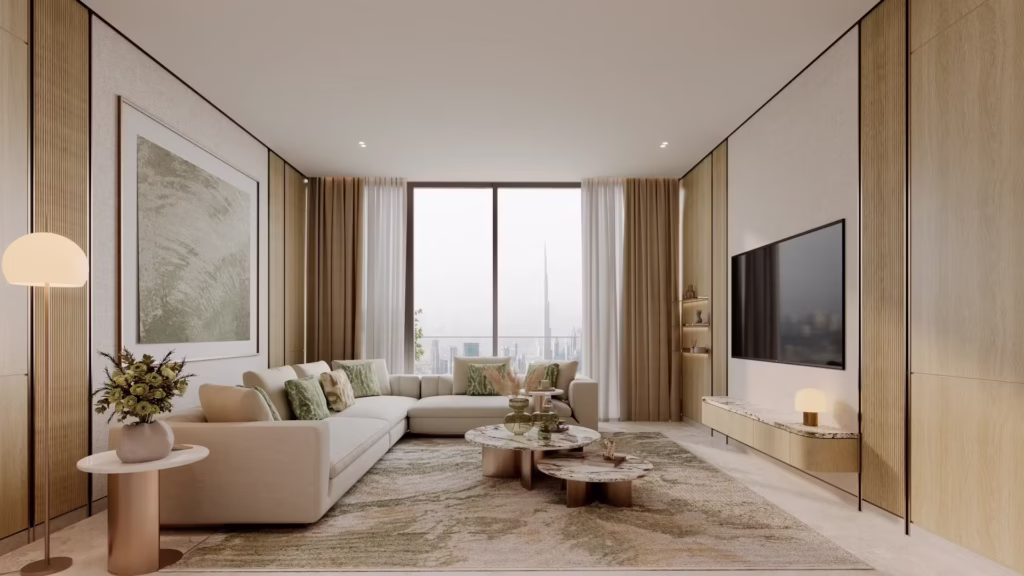 interior of the apartments